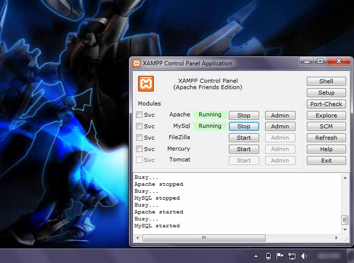 5. jalankan xampp 5. jalankan xampp